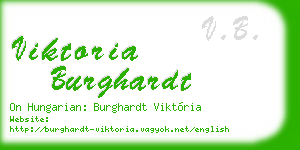 viktoria burghardt business card